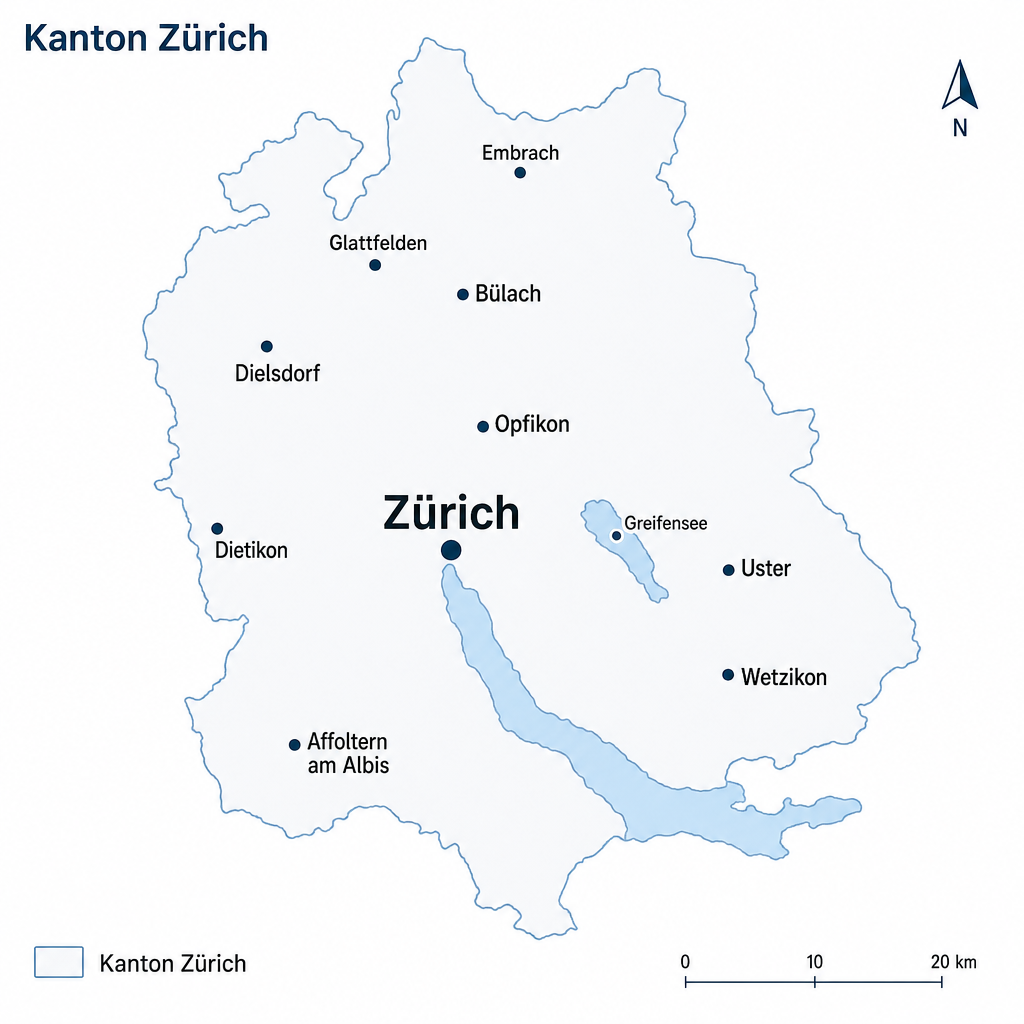 Einsatzgebiet Kanton Zürich – Kult Haustechnik